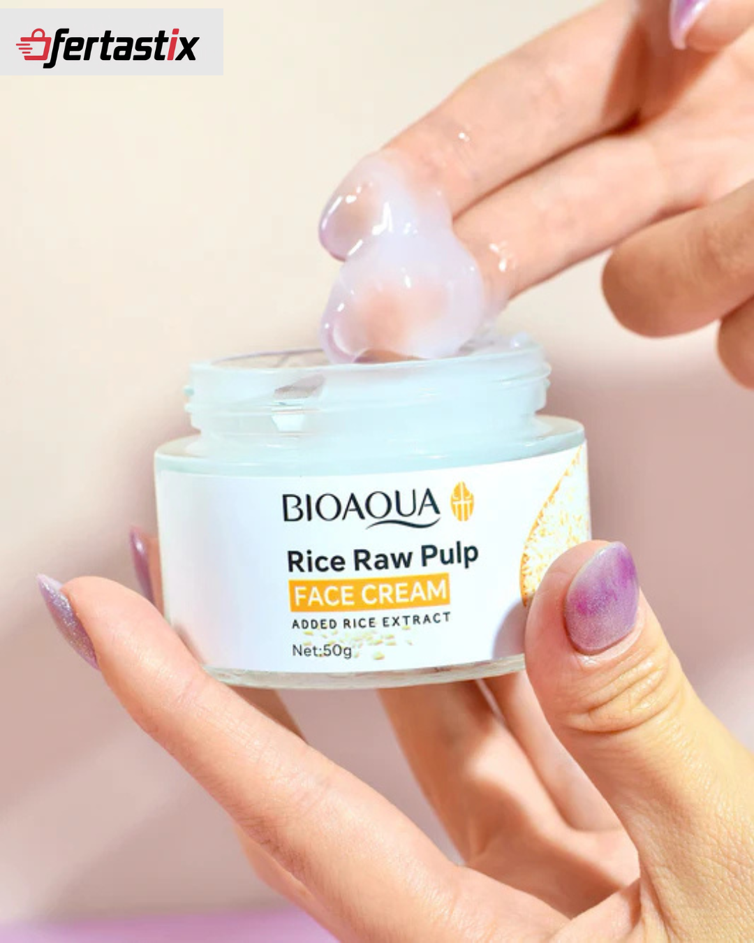 Crema Facial Aclarante de Arroz Blanco